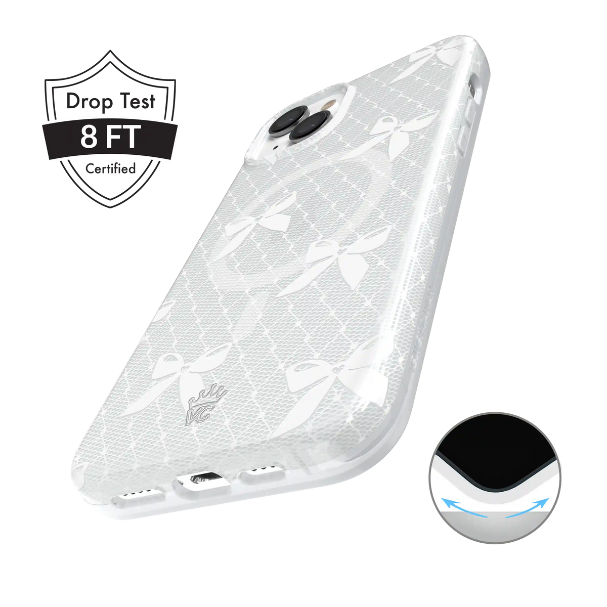 Vintage Lace Bows iPhone Case