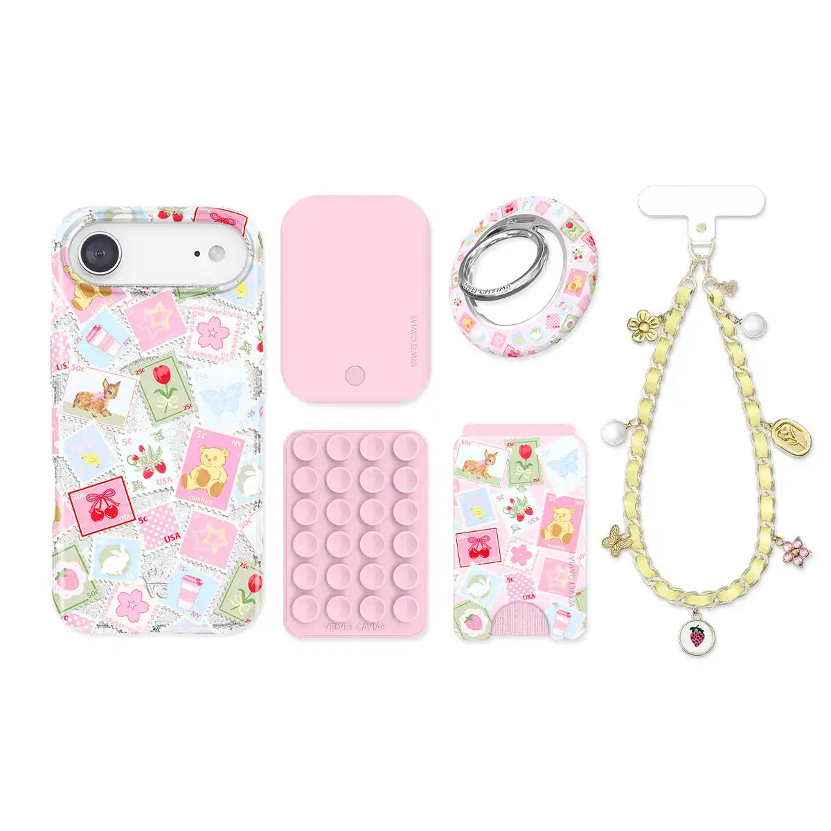 Spring Whimsy Stamps Glitter iPhone Bundle Set