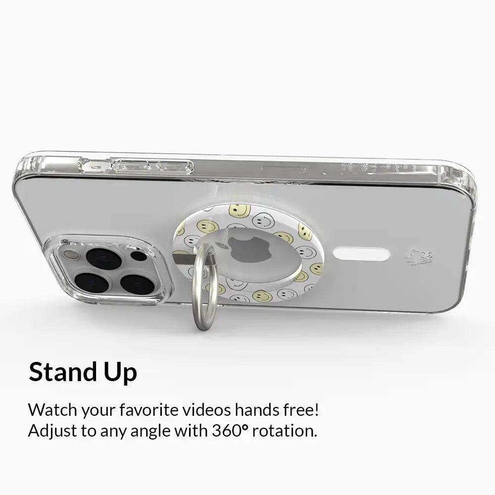 Smiley MagSafe Grip Ring