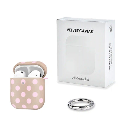 Brown Sugar Polka Dot AirPod Case