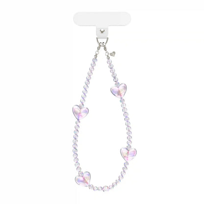 Holo Heart Phone Charm