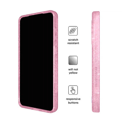 Pink Stardust Glitter Samsung Case