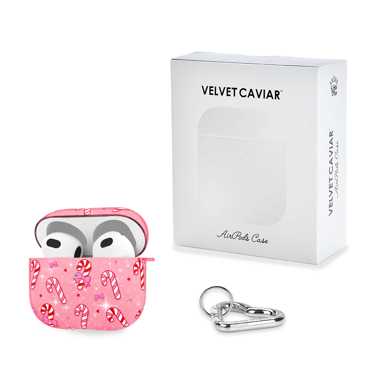Pink Peppermint Princess AirPod Case
