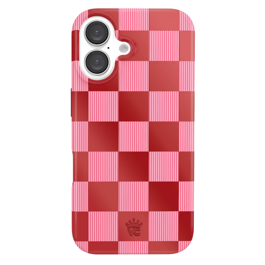 Rose Vibe Checkered iPhone Case