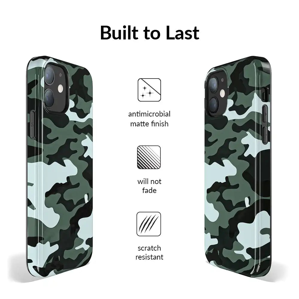 Green Camo iPhone Case