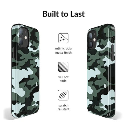 Green Camo iPhone Case