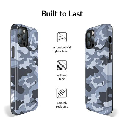 Gray Camo iPhone Case