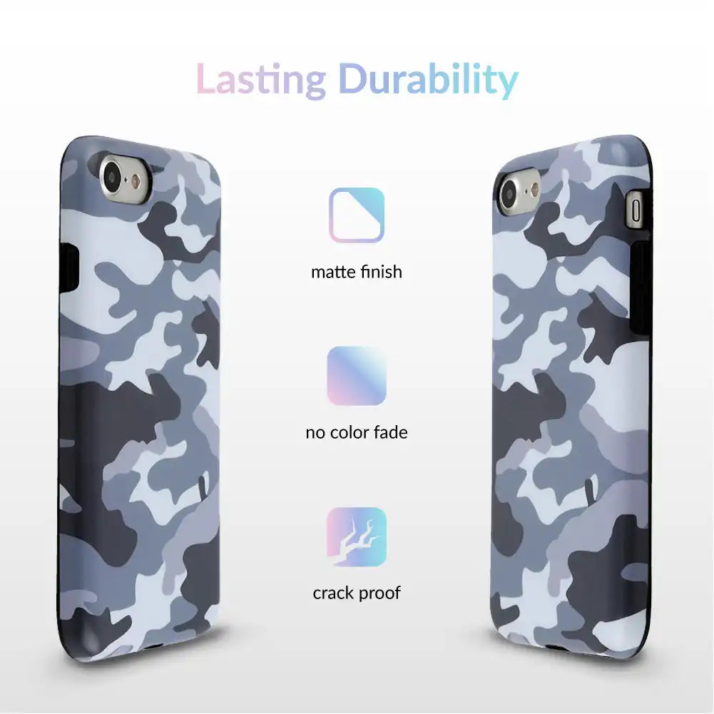 Gray Camo iPhone Case