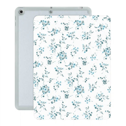 French Blue Floral iPad Case