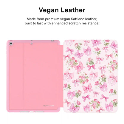 Posie Pink Bow iPad Case