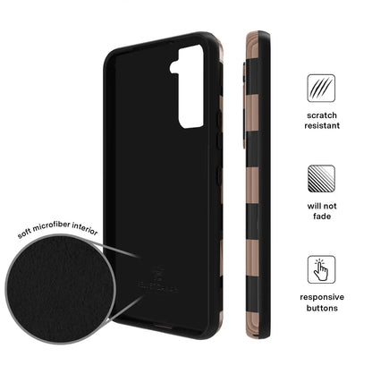 Mocha Vibe Checkered Samsung Case
