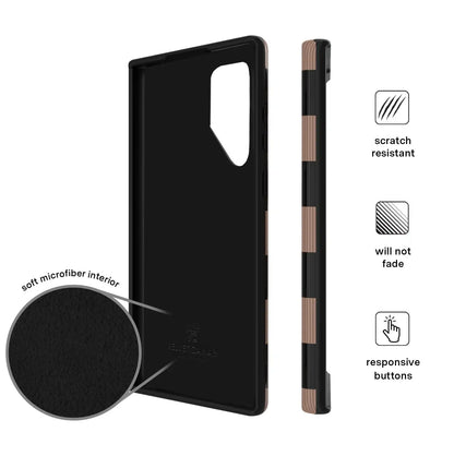 Mocha Vibe Checkered Samsung Case