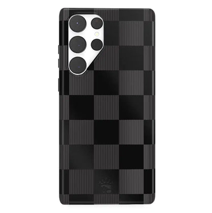 Noir Vibe Checkered Samsung Case
