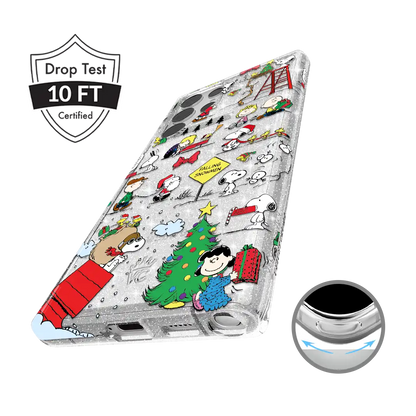 Snoopy Christmas Glitter Samsung Case