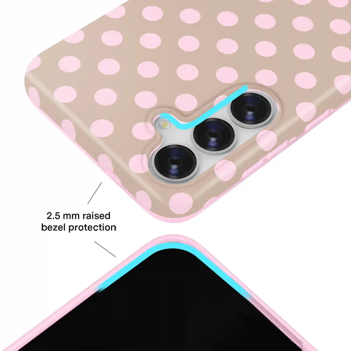 Brown Sugar Polka Dot Samsung Case