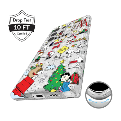 Snoopy Christmas Glitter Samsung Case