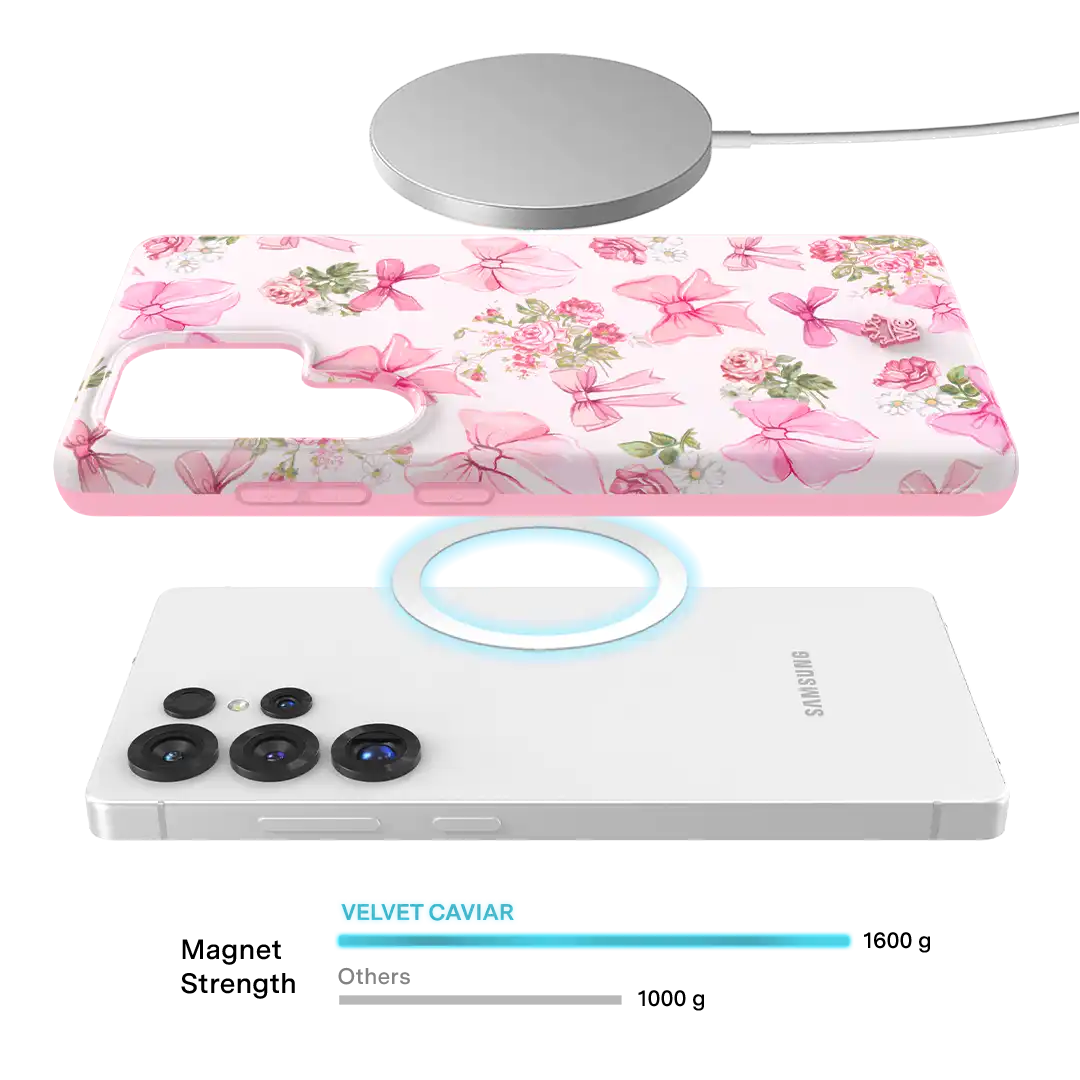 Posie Pink Bow Samsung Case
