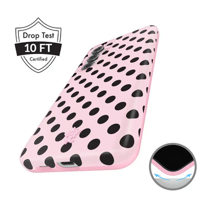 Princess Pink Polka Dot Samsung Case