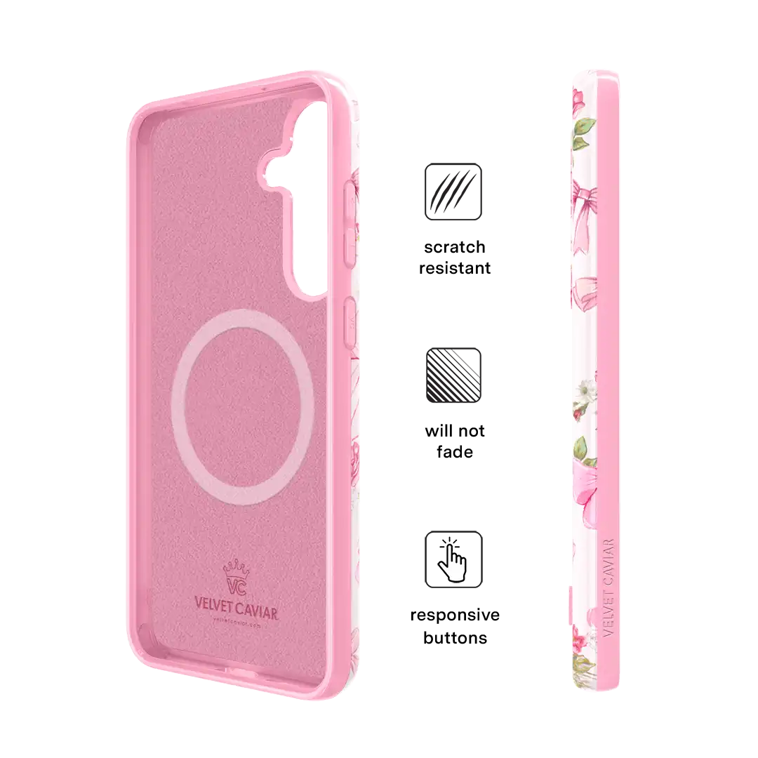 Posie Pink Bow Samsung Case