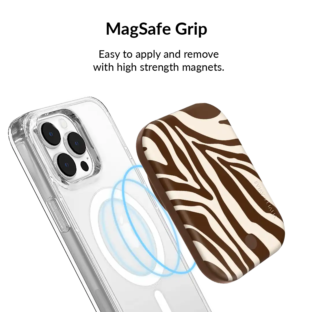 Coco Zebra Portable MagSafe Charger Power Packafe Battery Power Pack