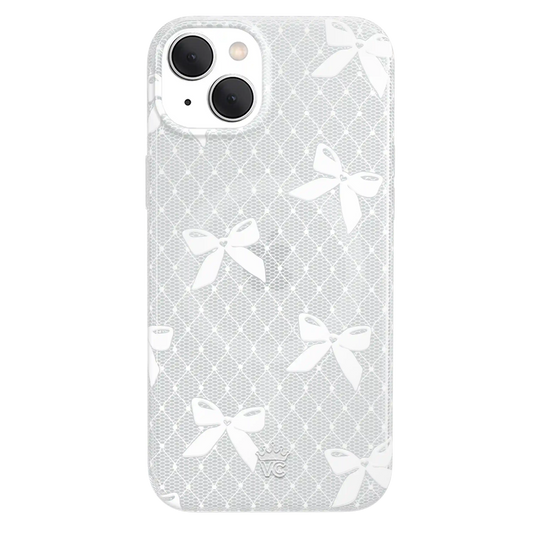 Vintage Lace Bows iPhone Case