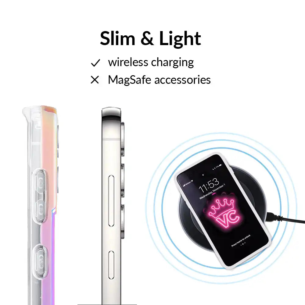 White Opal Samsung Case